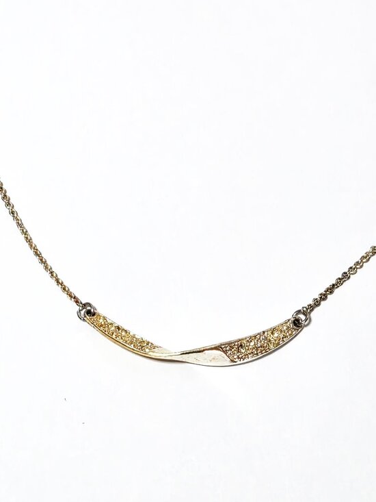 Avon Jewelry - Avon twist gold and silver-tone Mona necklace